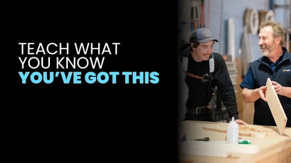 Teach what you know- You've got this