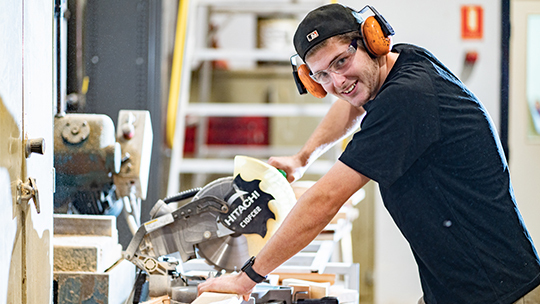 Apprentice on the tools