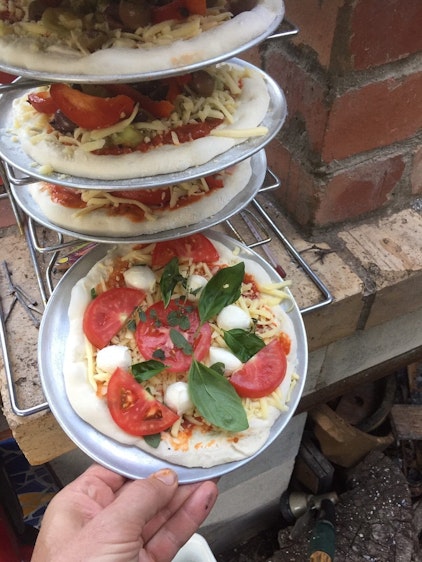 Eric Pizza 2 with toppings