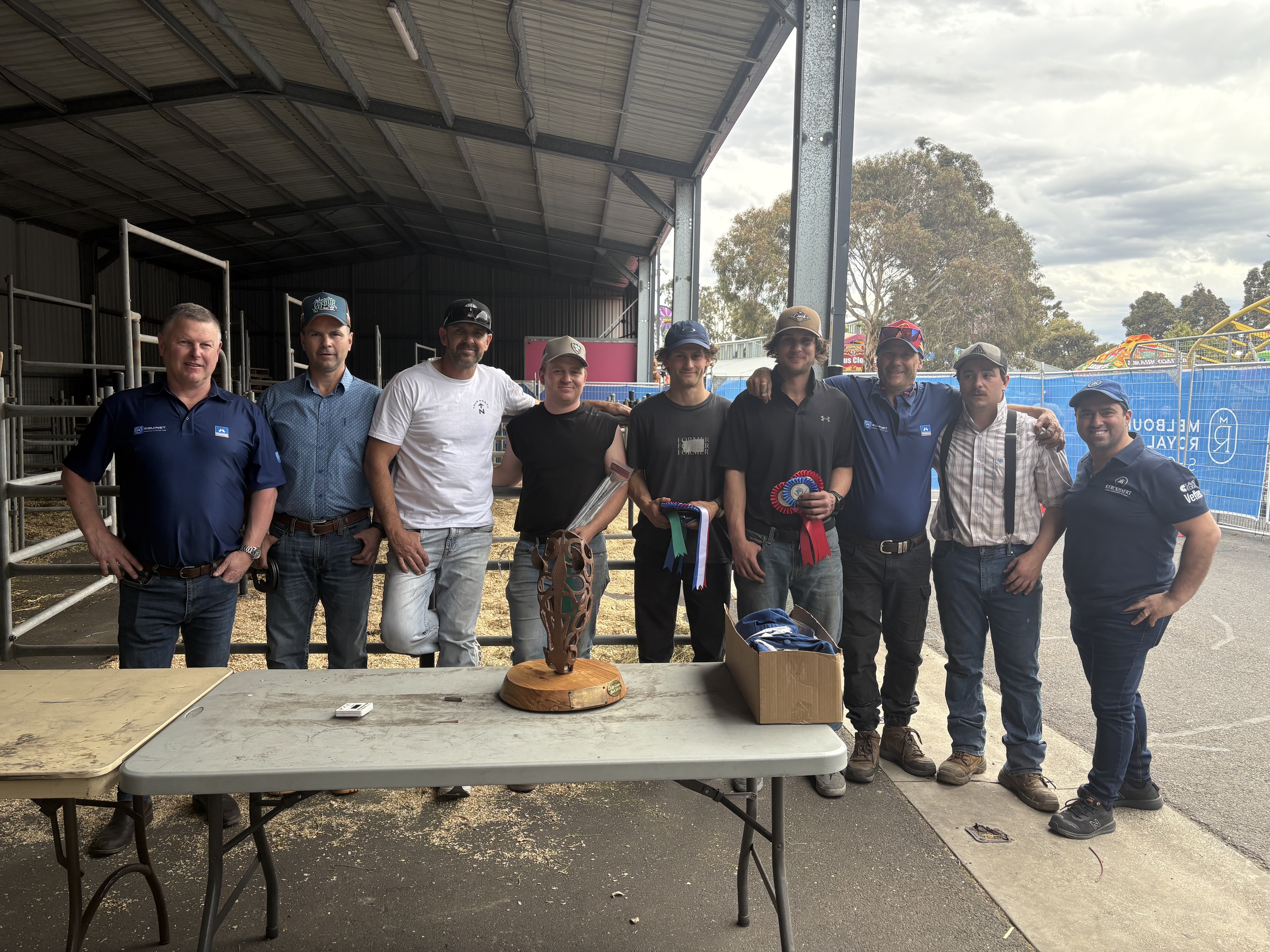 Melbourne Royal Show farriery competition.
