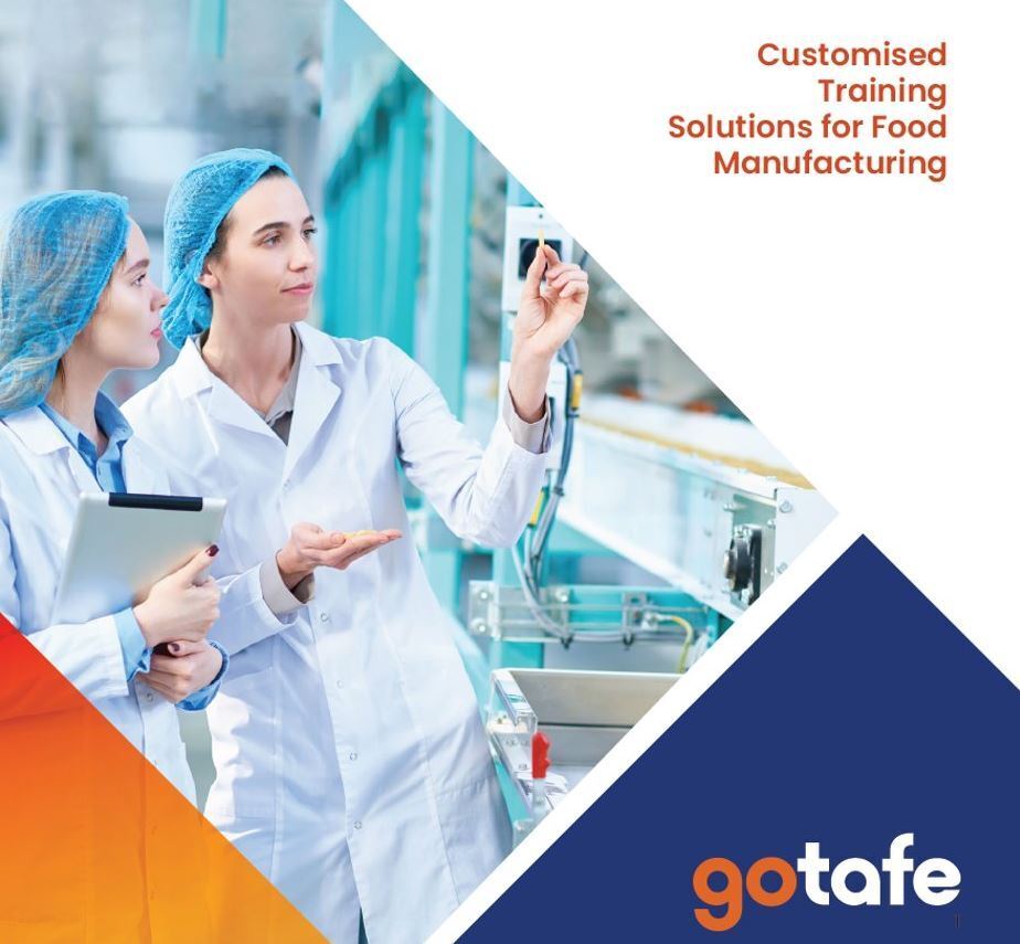 GOTAFE food manufacturing brochure cover