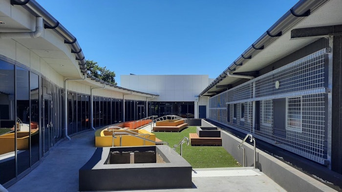 Seymour campus central courtyard