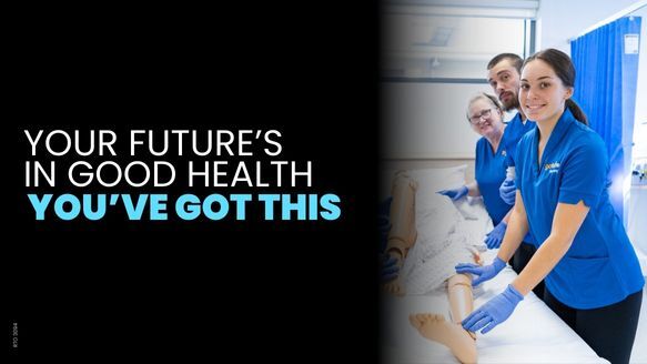 You're futures in good health- with nursing and health