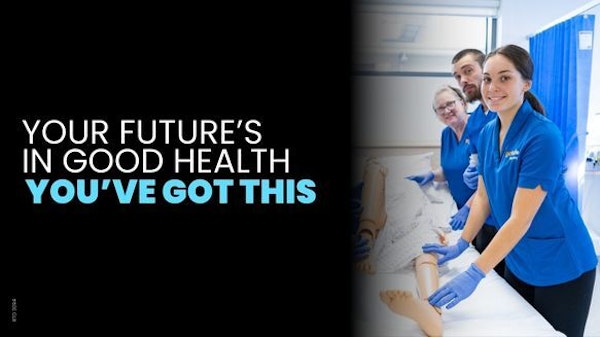 You're futures in good health- with nursing and health