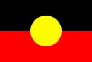 The australian aboriginal flag